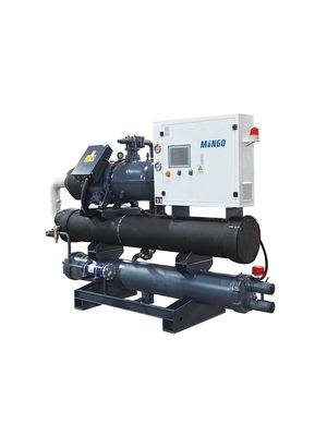 좋은 가격 물 냉각 나사 압축기 냉장기 200HP 200Kw / Hr 반 헤르메틱 고 순환 흐름 온라인으로