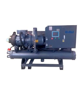 좋은 가격 에너지 효율적인 물 냉각 스크루 냉장고 100HP 100KW/Hr 냉각 용량 온라인으로